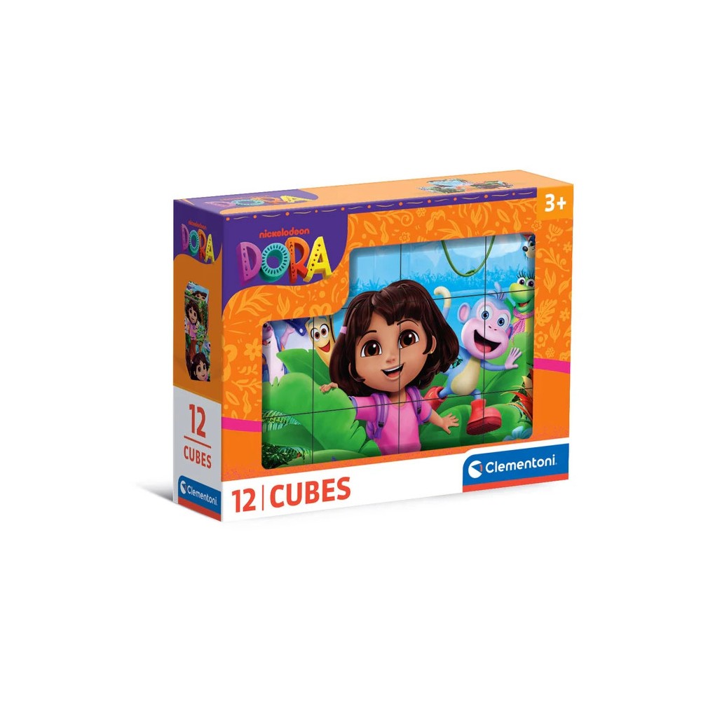 Dora the Explorer Jungle storybook block set 12 pcs Clementoni