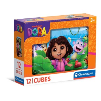 Dora the Explorer Jungle storybook block set 12 pcs Clementoni