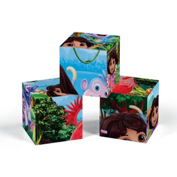Dora the Explorer Jungle storybook block set 12 pcs Clementoni