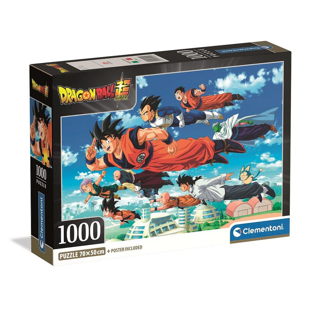 Dragon Ball Fly High 1000 Piece Compact Puzzle Clementoni