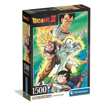 Dragon Ball Intense Battle 1500-piece Compact puzzle Clementoni