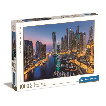 Dubai Skyscrapers Night 1000 db-os puzzle Clementoni