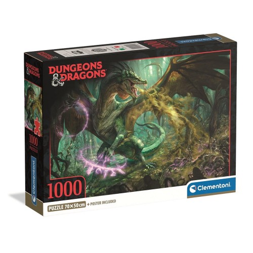 Dungeons & Dragons Poison 1000 pcs Compact puzzle Clementoni