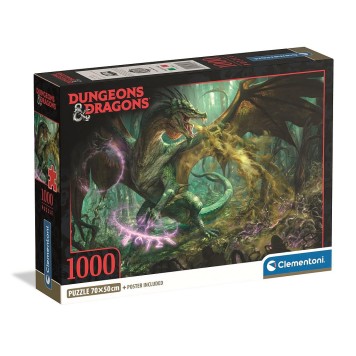 Dungeons & Dragons Poison 1000 pcs Compact puzzle Clementoni