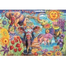 Elephant Carnival 500 piece Clementoni puzzle