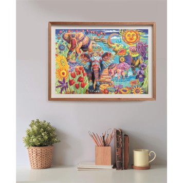 Elephant Carnival 500 piece Clementoni puzzle