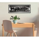 Elephant Herd of Giants 1000-piece panorama puzzle Clementoni