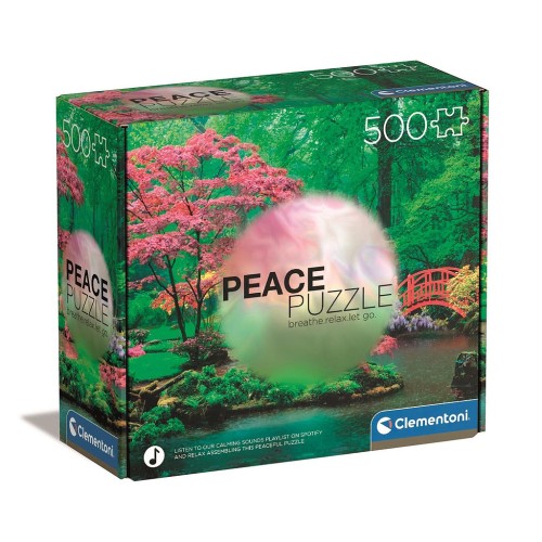 Colour Raindrops Forest 500 pcs Peace Puzzle Clementoni
