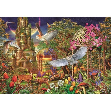 Colour Woodland Fantasy Garden 1500-piece Compact Puzzle Clementoni