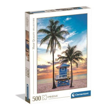 Cities Miami Beach Florida Clementoni 500-piece puzzle