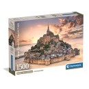 Cities Mont-Saint Michel France 1500-piece puzzle Clementoni