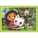 Gabby's Dollhouse Activities 4 in 1 Puzzle Clementoni