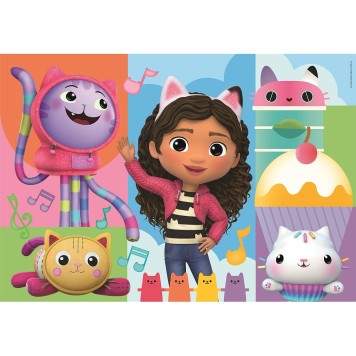 Gabby's Dollhouse Meadow 2x60 pieces puzzle Clementoni