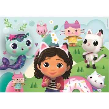 Gabby's Dollhouse Meadow 2x60 pieces puzzle Clementoni