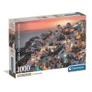 Cities Santorini Greece 1000 pcs Compact puzzle Clementoni