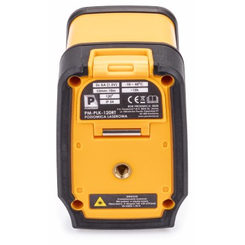 Poziomica laserowa / laser krzyżowy PM-PLK-120RT + statyw i futerał