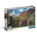 Colour Charming Matterhorn Mountain 500-piece Compact puzzle Clementoni