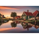 Cities Zaanse Schans Netherlands 1500-piece Compact Puzzle Clementoni
