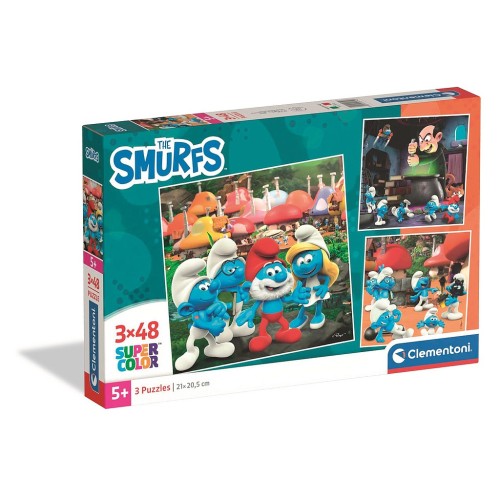 Smurfs 3x48 pieces puzzle Clementoni