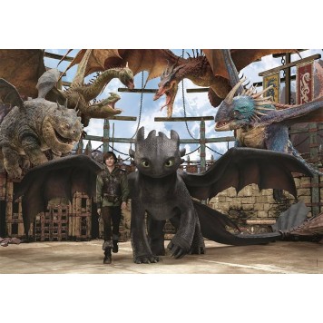 How To Train Your Dragon Arena 104 pcs Clementoni puzzle