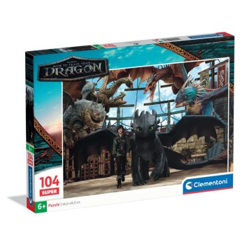 How To Train Your Dragon Arena 104-piece Super puzzle Clementoni