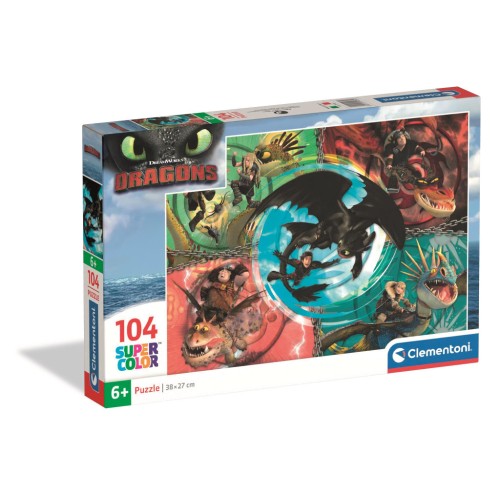 How To Train Your Dragon Friends Clementoni 104-piece puzzle