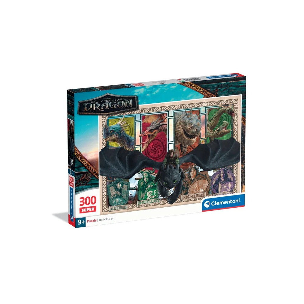How To Train Your Dragon Mystic Skies 300-piece Clementoni puzzle