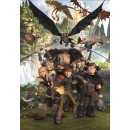 How To Train Your Dragon Riders 180-piece puzzle Clementoni