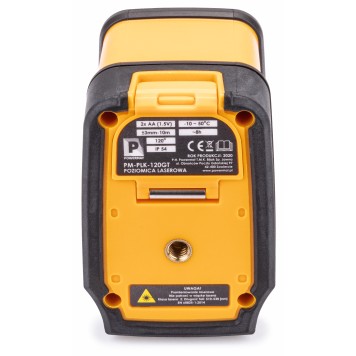 Poziomica laserowa / laser krzyżowy PM-PLK-120GT + statyw i futerał