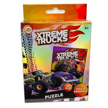 Vehicle Xtreme holographic mini puzzle 35 pieces