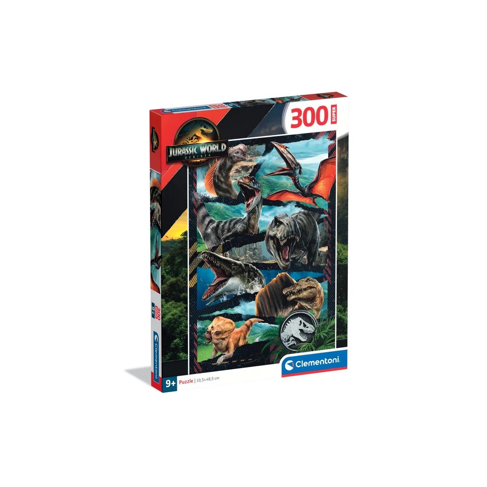 Jurassic World Battle Zone 300-piece Clementoni puzzle