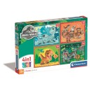 Jurassic World On the Loose 4 az 1-ben puzzle Clementoni