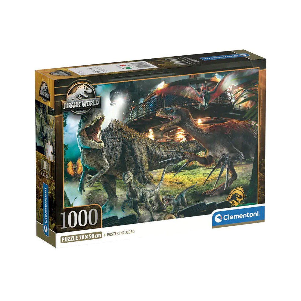 Jurassic World Showdown 1000-piece Clementoni puzzle