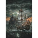 Pirate Haunted Seas ship 1500 pcs Compact puzzle Clementoni