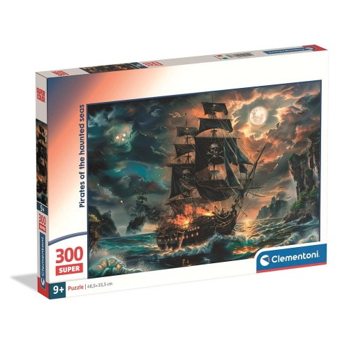 Pirate Haunted Seas 300-piece ship puzzle Clementoni