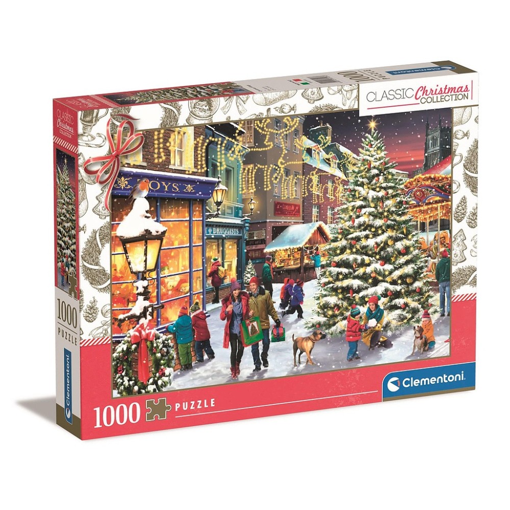 Christmas Village i falu 1000 piece puzzle Clementoni