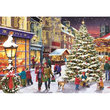 Christmas Village i falu 1000 piece puzzle Clementoni