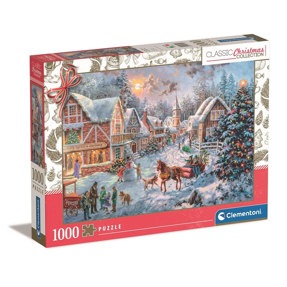 Christmas Getting Ready 1000-piece puzzle Clementoni