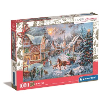 Christmas Getting Ready 1000-piece puzzle Clementoni