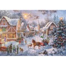 Christmas Getting Ready 1000-piece puzzle Clementoni
