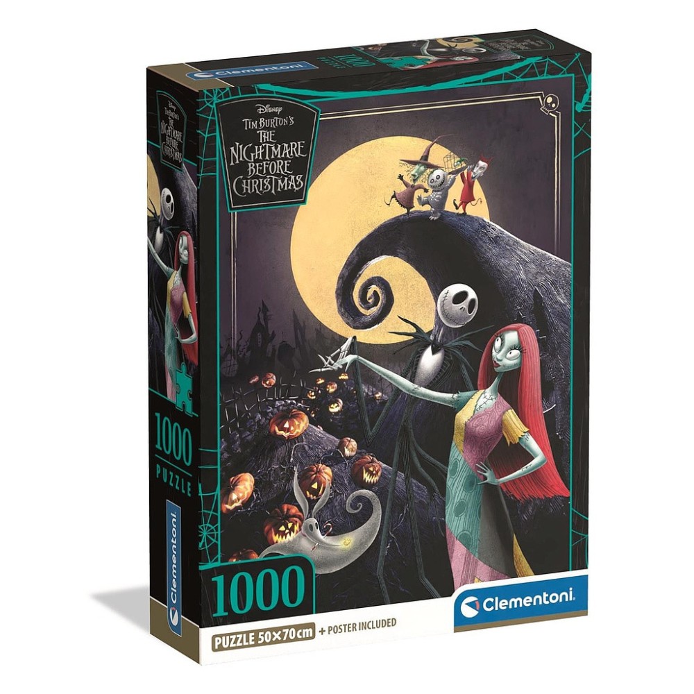 The Nightmare Before Christmas 1000 piece Compact puzzle Clementoni