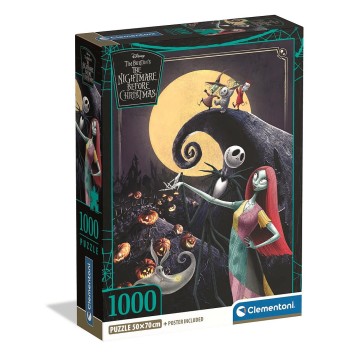 The Nightmare Before Christmas 1000 piece Compact puzzle Clementoni