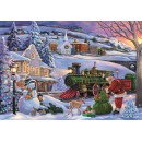 Christmas Train 500-piece Compact Puzzle Clementoni