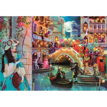 Colour Moon Carnival 1000-piece puzzle Clementoni