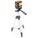 Poziomica laserowa / laser krzyżowy PM-PLK-120GT + statyw i futerał