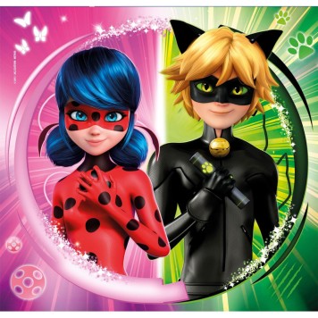Miraculous Ladybug Saviours 3x48 pcs puzzle Clementoni
