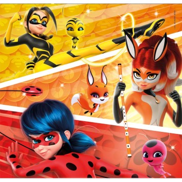 Miraculous Ladybug Saviours 3x48 pcs puzzle Clementoni