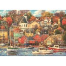 Cities Good Times Harbor City 1500 pcs Compact puzzle Clementoni
