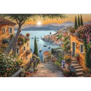Cities Steps to Harbor Harbor 1500-piece puzzle Clementoni