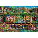 Colour Garden Bookshelf 6000-piece puzzle Clementoni